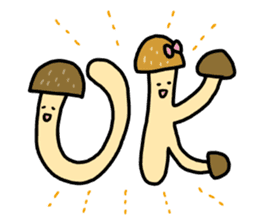 Feeling of mushroom sticker #316872