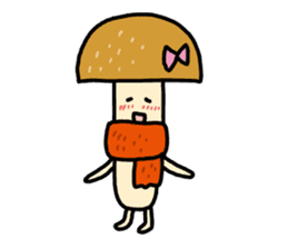 Feeling of mushroom sticker #316889