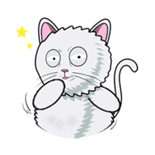 Shiro the Cat sticker #317226