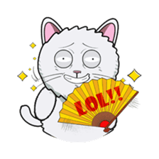 Shiro the Cat sticker #317228