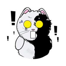 Shiro the Cat sticker #317235