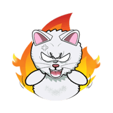 Shiro the Cat sticker #317237
