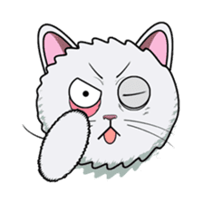 Shiro the Cat sticker #317244