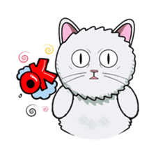 Shiro the Cat sticker #317252