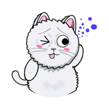 Shiro the Cat sticker #317253