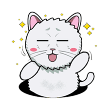 Shiro the Cat sticker #317254