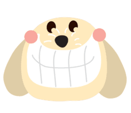 Jimmy happy dog sticker #317394