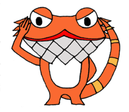 Mr.Pogona vitticeps. sticker #317627