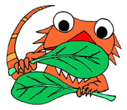 Mr.Pogona vitticeps. sticker #317634