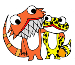 Mr.Pogona vitticeps. sticker #317636