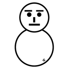 Snowman sticker #317785