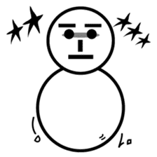 Snowman sticker #317805