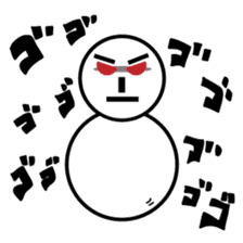 Snowman sticker #317808