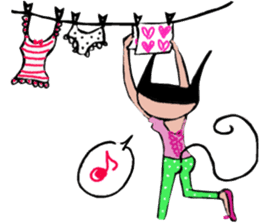 Coquettish Cagna sticker #318129