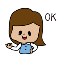 She is an office clerk sticker #318185