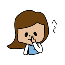 She is an office clerk sticker #318188