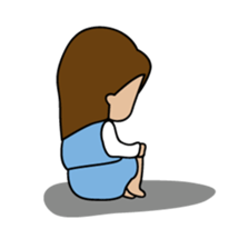 She is an office clerk sticker #318192