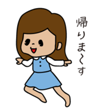 She is an office clerk sticker #318200