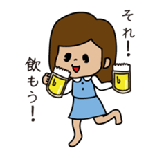 She is an office clerk sticker #318206