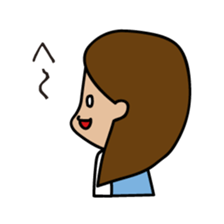 She is an office clerk sticker #318218