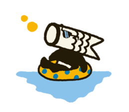 Koinobori-Man sticker #318455