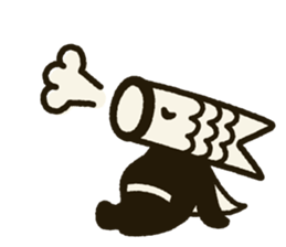 Koinobori-Man sticker #318460