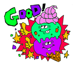 Colorful Monster's sticker #318946