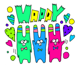 Colorful Monster's sticker #318947