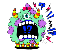 Colorful Monster's sticker #318948