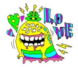Colorful Monster's sticker #318949