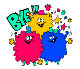 Colorful Monster's sticker #318951