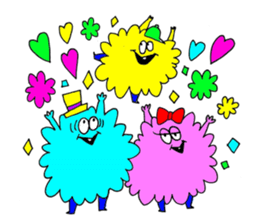 Colorful Monster's sticker #318952