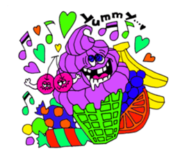 Colorful Monster's sticker #318956