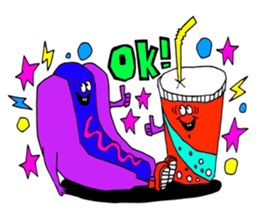 Colorful Monster's sticker #318959