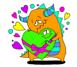 Colorful Monster's sticker #318960