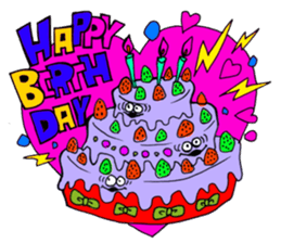 Colorful Monster's sticker #318965