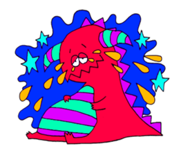 Colorful Monster's sticker #318975