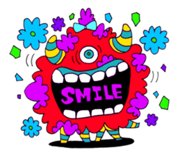 Colorful Monster's sticker #318976
