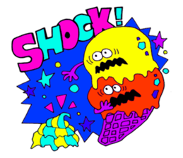 Colorful Monster's sticker #318977