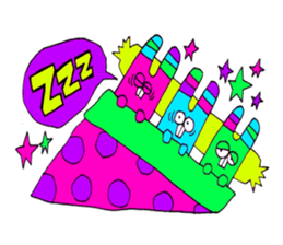 Colorful Monster's sticker #318979