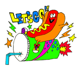 Colorful Monster's sticker #318980