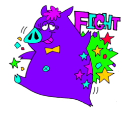 Colorful Monster's sticker #318983