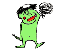 GREEN DEVIL - KAPPY - sticker #319399