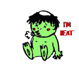 GREEN DEVIL - KAPPY - sticker #319402