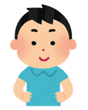 Irasutoya Boy sticker #319625