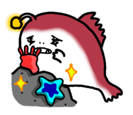 Abyssal fish ANGORO sticker #319797