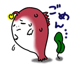 Abyssal fish ANGORO sticker #319804
