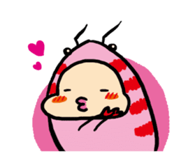 sakuraebeeko and Red bee shrimp sticker #320128