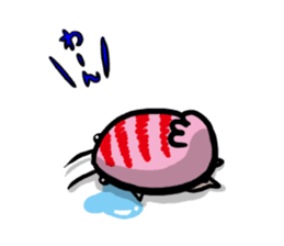 sakuraebeeko and Red bee shrimp sticker #320132