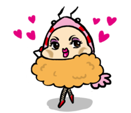 sakuraebeeko and Red bee shrimp sticker #320140
